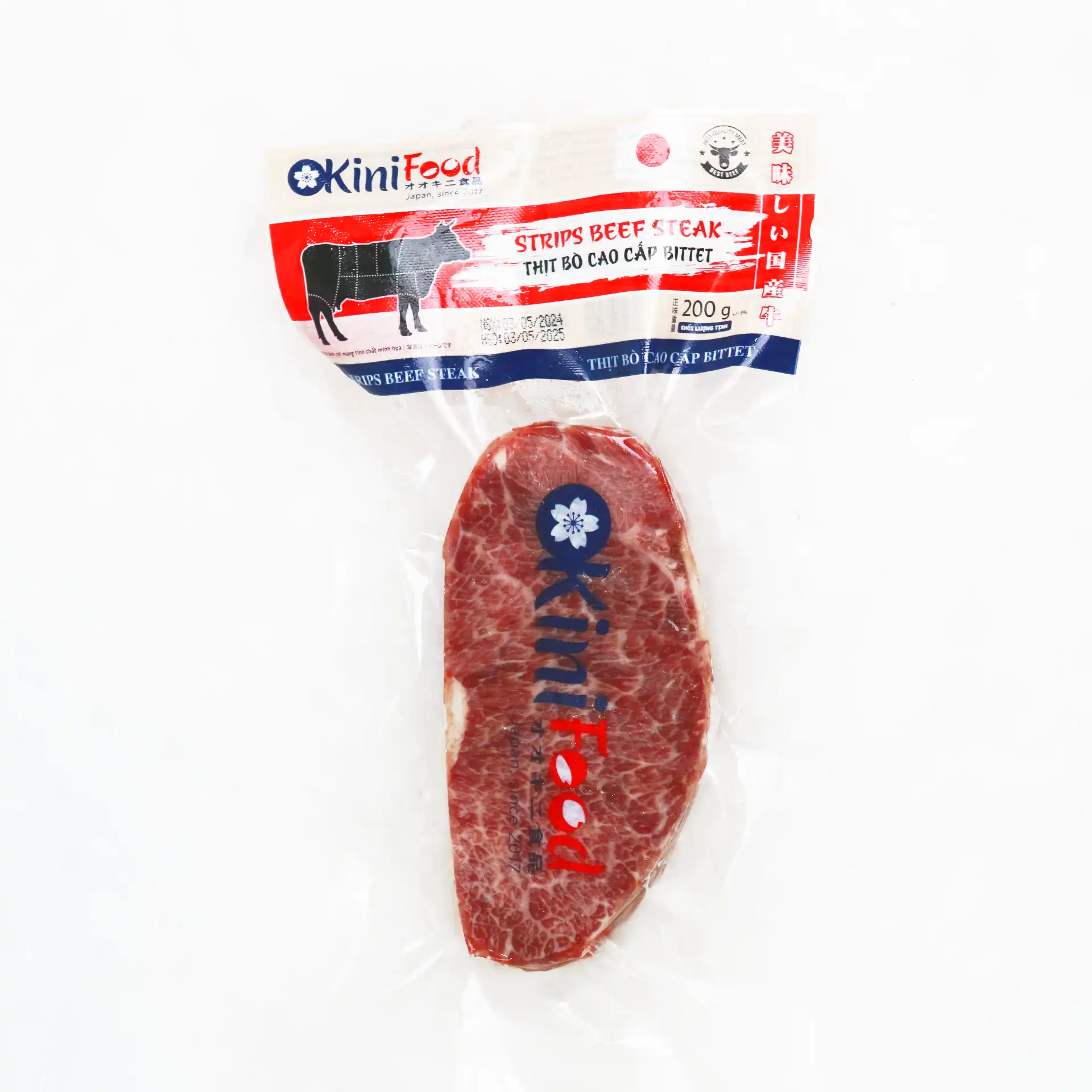Thăn Ngoại Okini Dẹp | STRIPS BEEF STEAK
